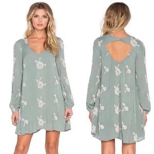 Free people xs embroidered dress
